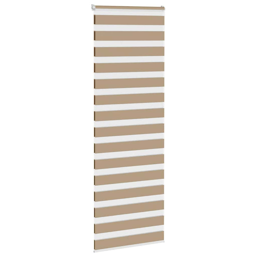 Zebra Blind 70x200 cm stofbreedte 65,9 cm polyester zandbruin