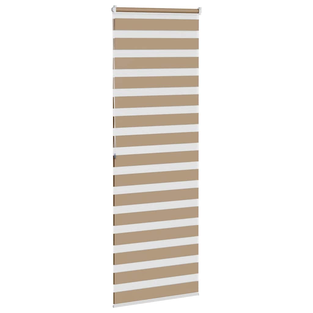 Zebra Blind 70x200 cm stofbreedte 65,9 cm polyester zandbruin