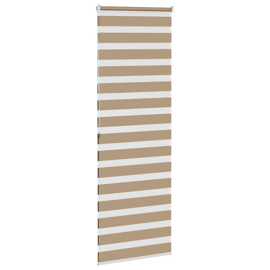 Zebra Blind 70x200 cm stofbreedte 65,9 cm polyester zandbruin