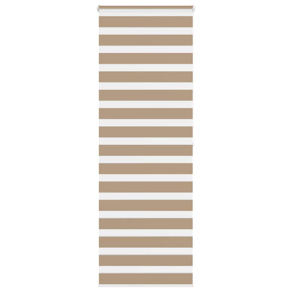 Zebra Blind 80x200 cm stofbreedte 75,9 cm polyester zandbruin