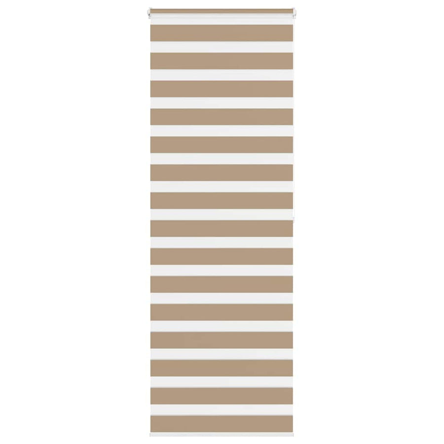Zebra Blind 80x200 cm stofbreedte 75,9 cm polyester zandbruin