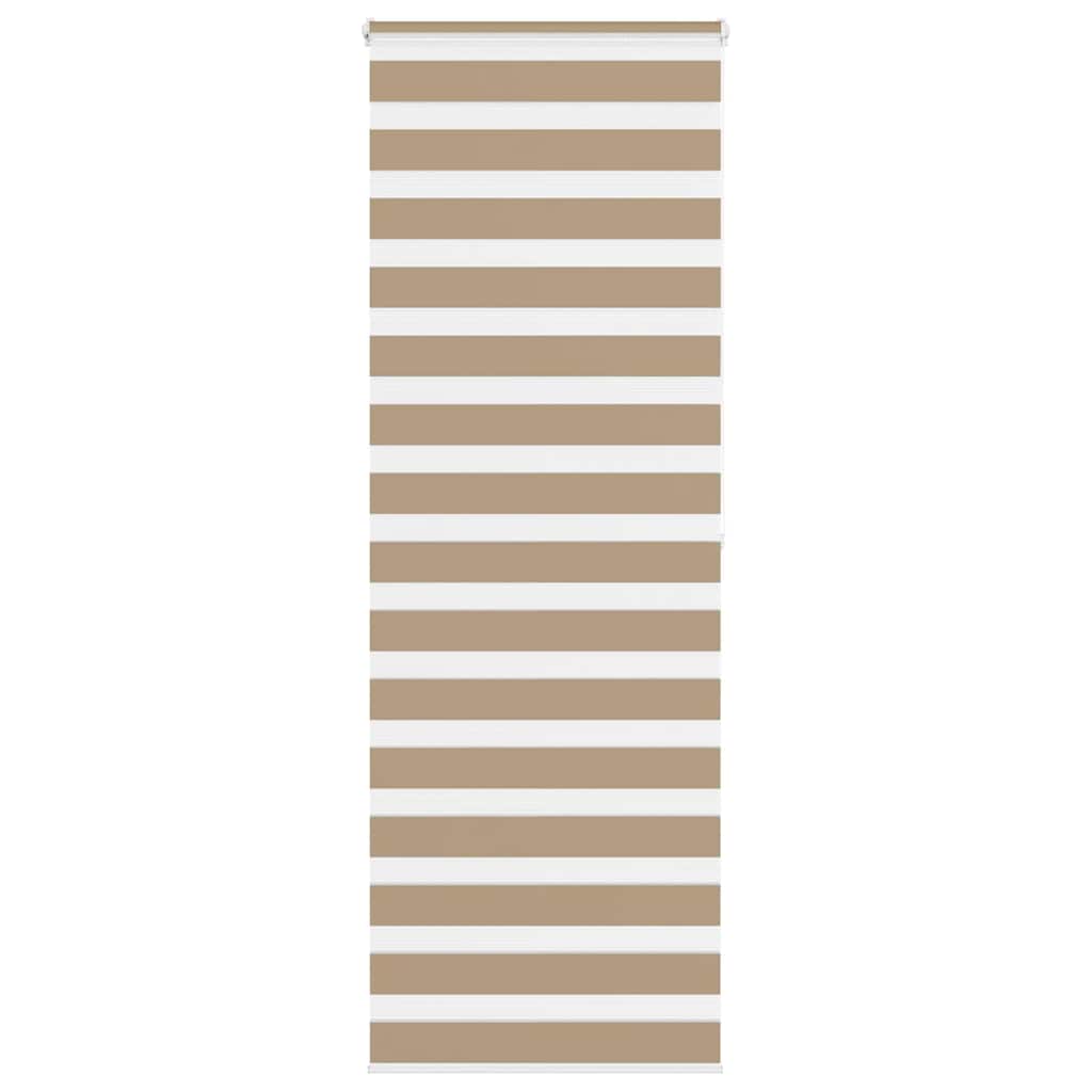 Zebra Blind 85x200 cm stofbreedte 80,9 cm polyester zandbruin