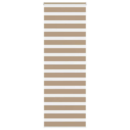 Zebra Blind 85x200 cm stofbreedte 80,9 cm polyester zandbruin
