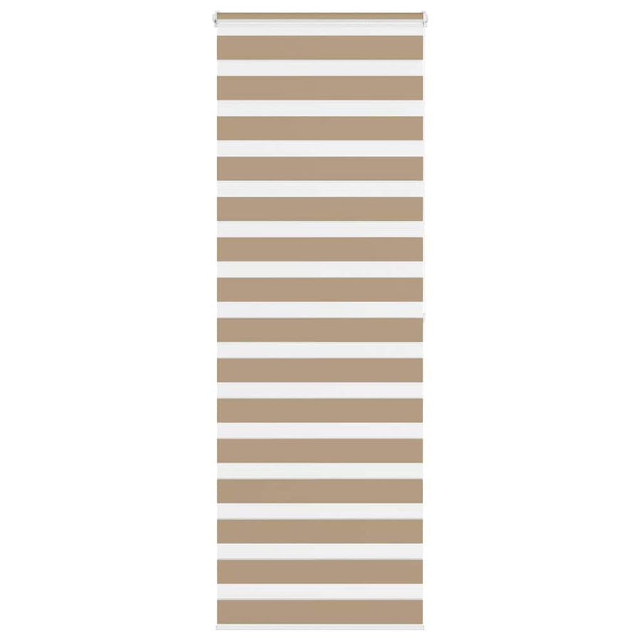 Zebra Blind 85x200 cm stofbreedte 80,9 cm polyester zandbruin