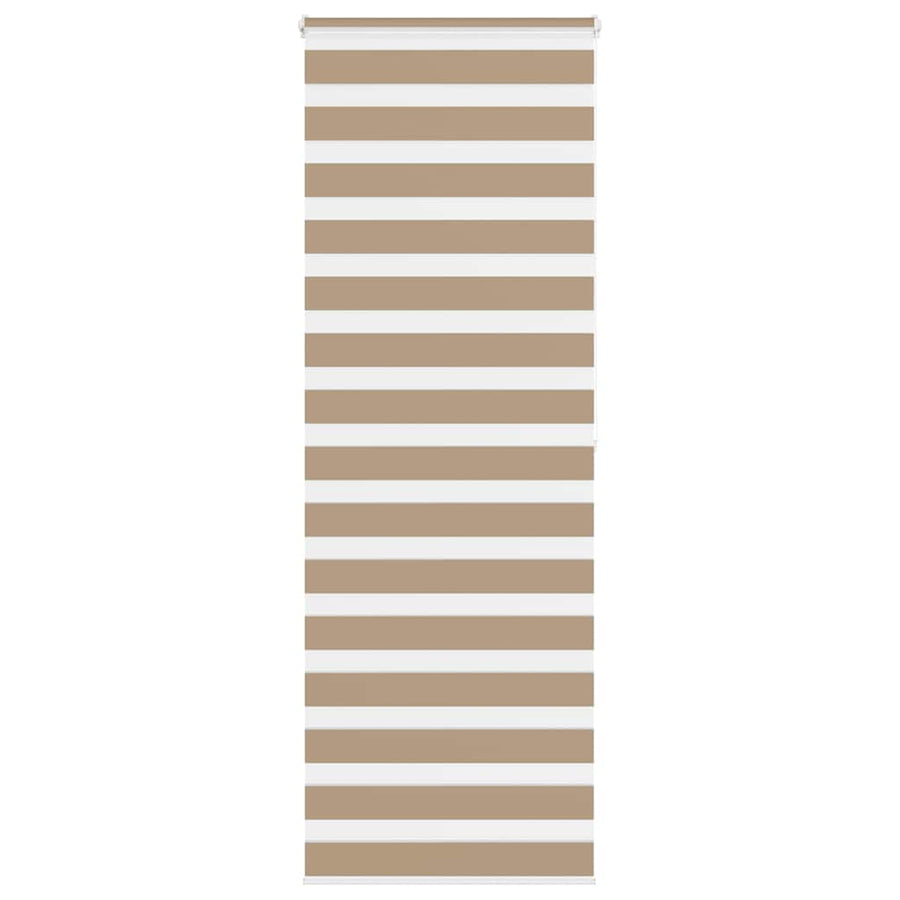 Zebra Blind 90x200 cm stofbreedte 85,9 cm polyester zandbruin