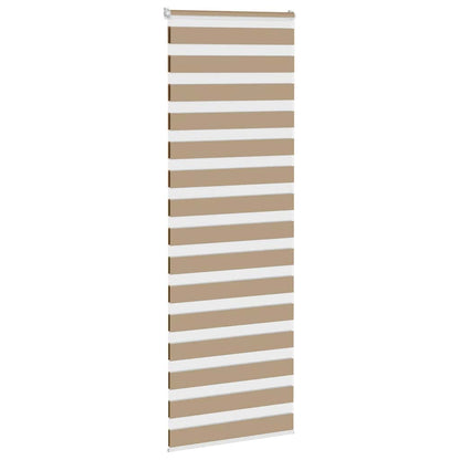 Zebra Blind 90x200 cm stofbreedte 85,9 cm polyester zandbruin