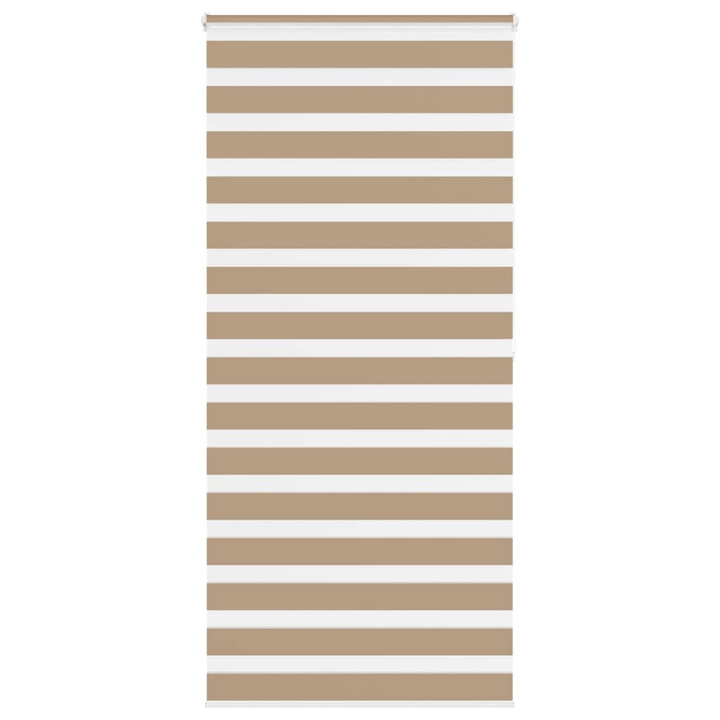 Zebra Blind 95x200 cm stofbreedte 90,9 cm polyester zandbruin