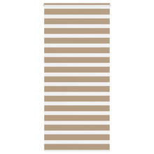 Zebra Blind 95x200 cm stofbreedte 90,9 cm polyester zandbruin