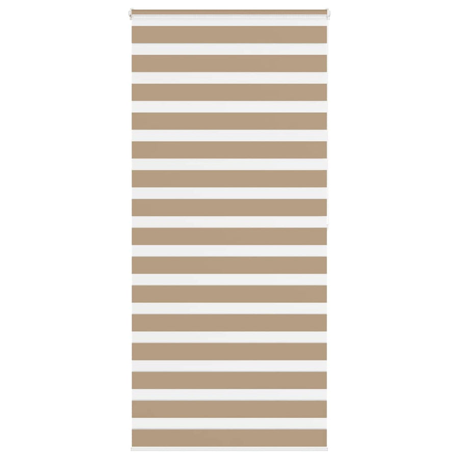 Zebra Blind 95x200 cm stofbreedte 90,9 cm polyester zandbruin