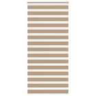 Zebra rolgordijn 105x200 cm zandbruin