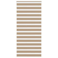 Zebra Blind 110x200 cm stofbreedte 105,9 cm polyester zandbruin