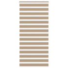 Zebra blind 110x200 cm zandbruin polyester