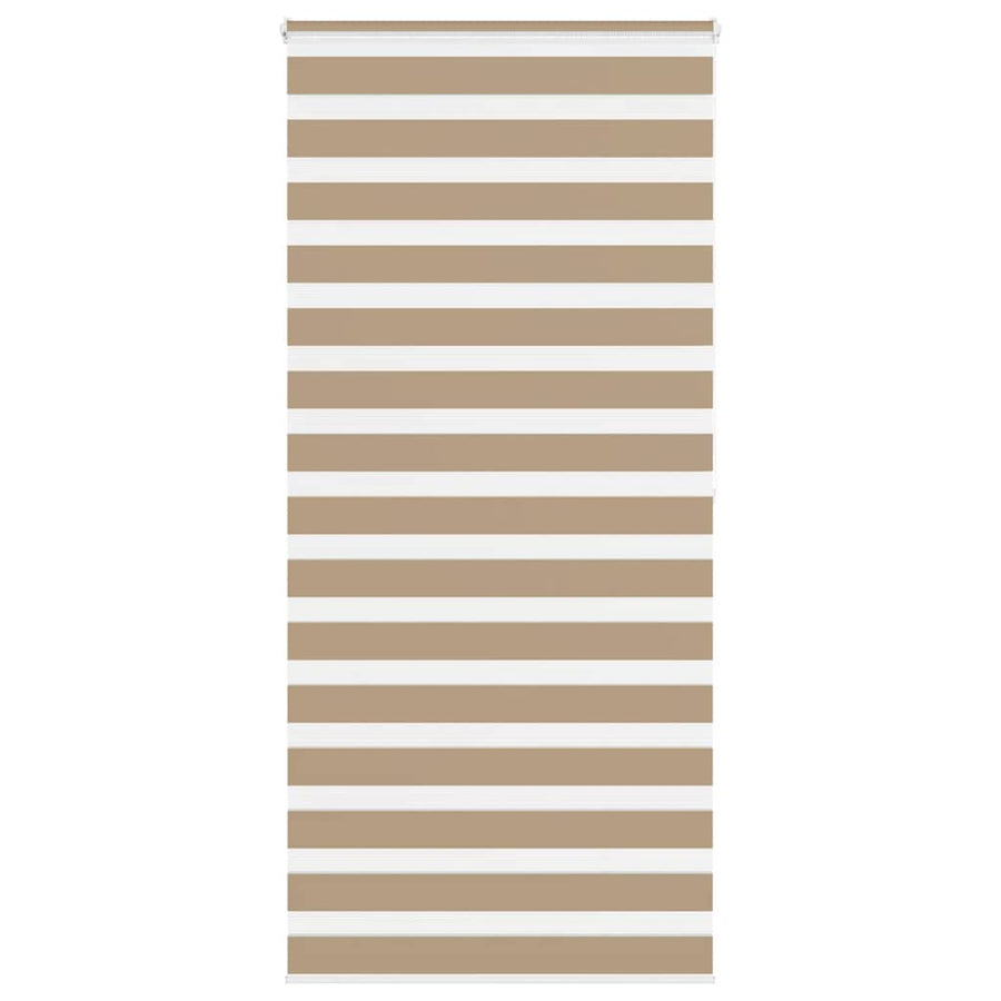 Zebra Blind 110x200 cm stofbreedte 105,9 cm polyester zandbruin