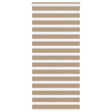 Zebra Blind 115x200 cm stofbreedte 110,9 cm polyester zandbruin