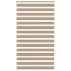 Zebra rolgordijn 120x200 cm zandbruin polyester