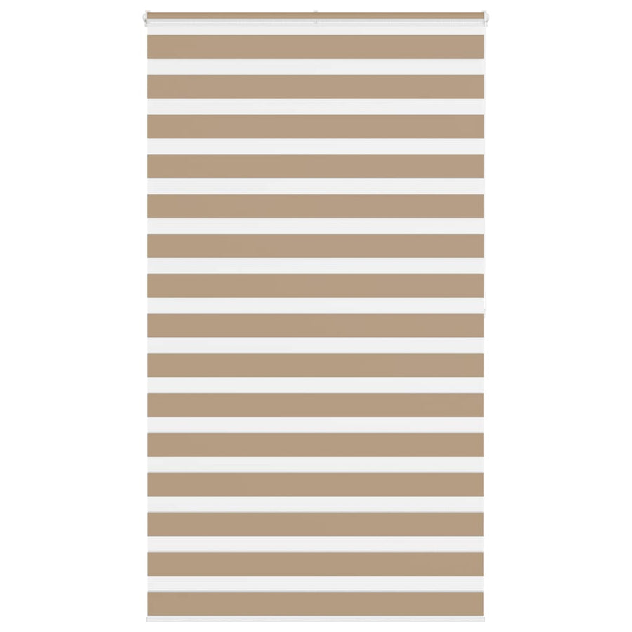 Zebra Blind 120x200 cm stofbreedte 115,9 cm polyester zandbruin