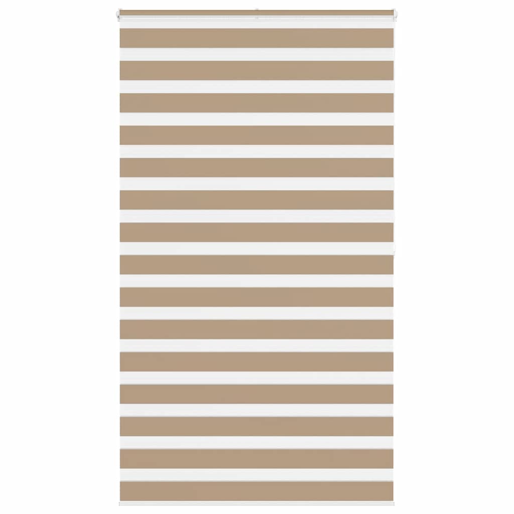 Zebra Blind 125x200 cm stofbreedte 120,9 cm polyester zandbruin