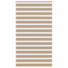 Zebra Blind 125x200 cm stofbreedte 120,9 cm polyester zandbruin
