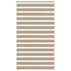 Zebra rolgordijn 130x200 cm zandbruin polyester