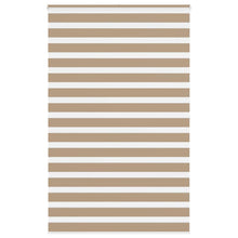 Zebra Blind 140x200 cm stofbreedte 135,9 cm polyester zandbruin