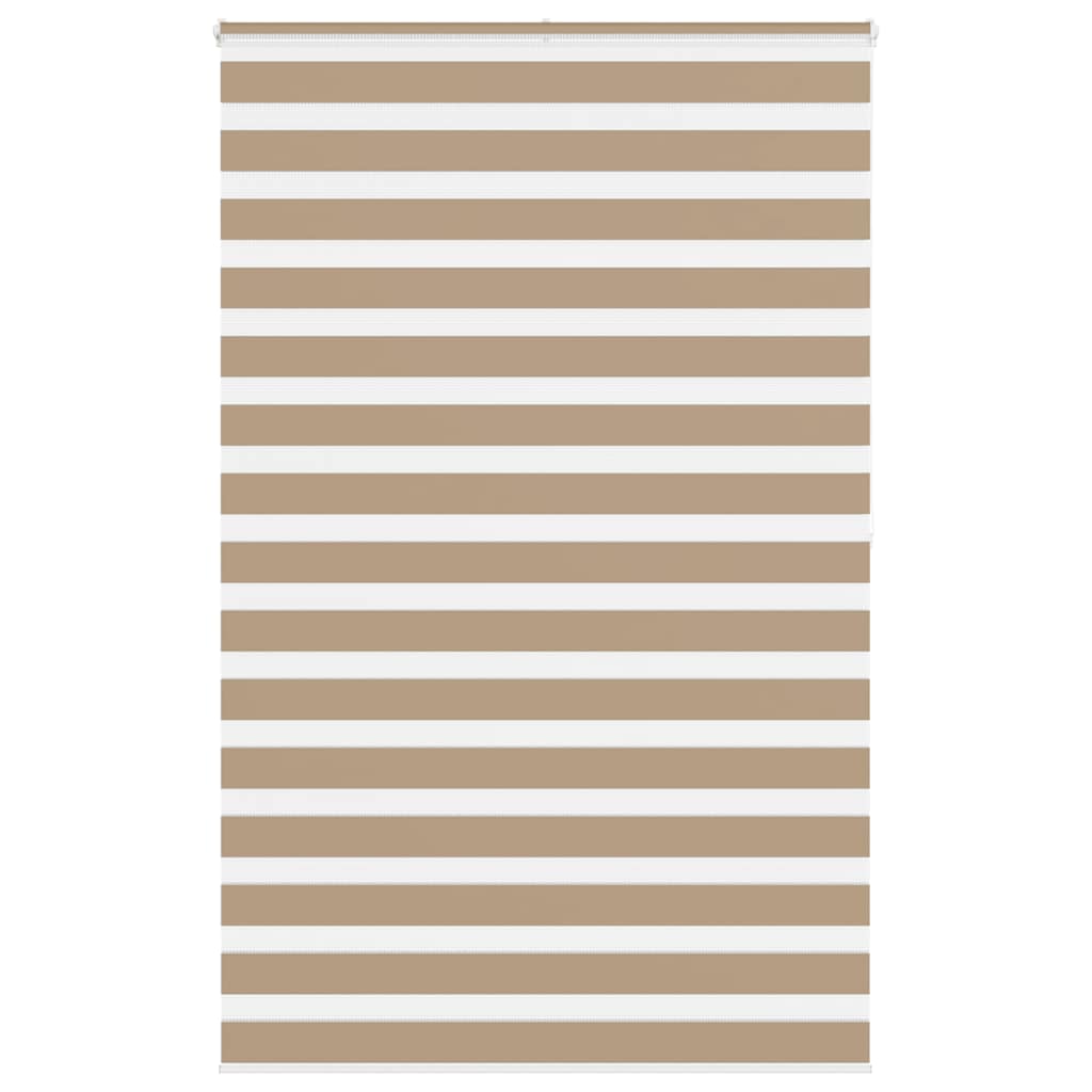 Zebra Blind 145x200 cm stofbreedte 140,9 cm polyester zandbruin