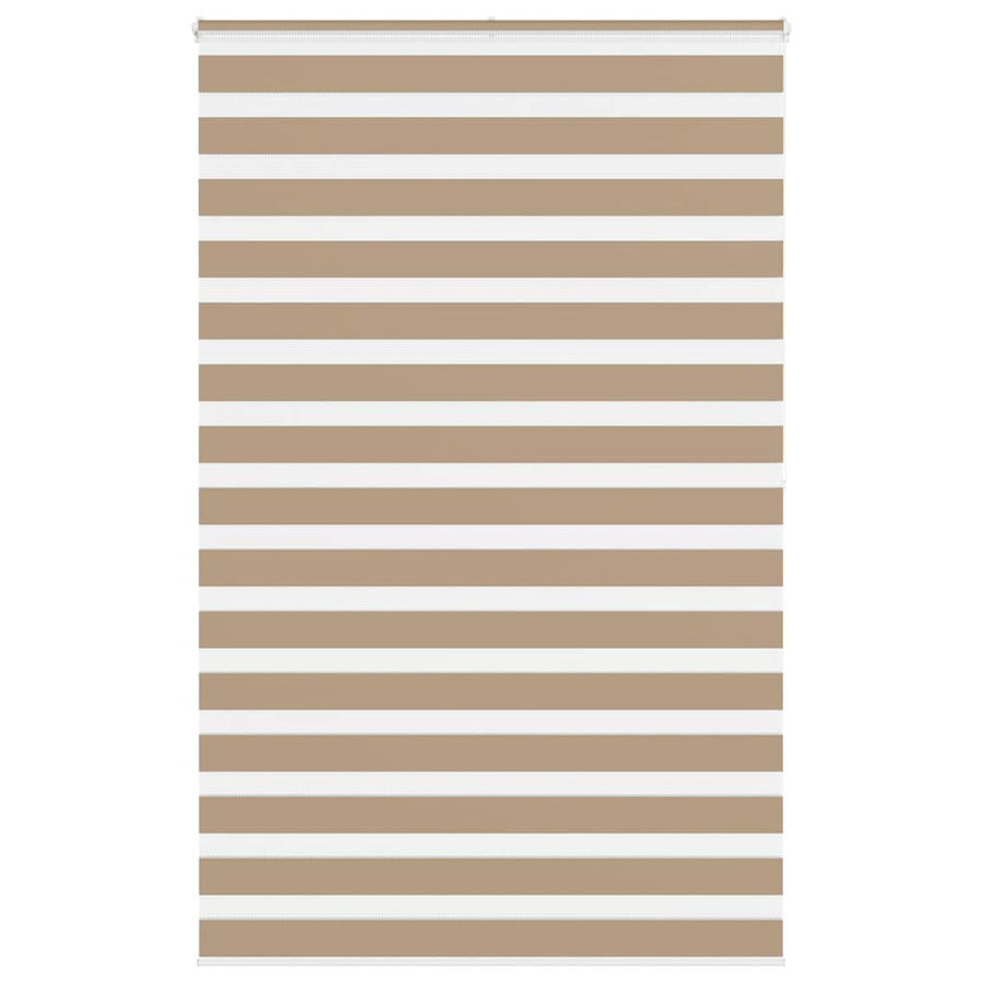 Zebra Blind 145x200 cm stofbreedte 140,9 cm polyester zandbruin