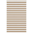 Zebra rolgordijn 150x200 cm zandbruin polyester
