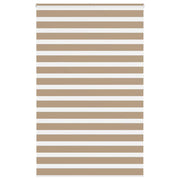 Zebra rolgordijn 150x200 cm zandbruin polyester