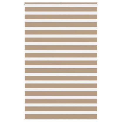 Zebra Blind 150x200 cm stofbreedte 145,9 cm polyester zandbruin