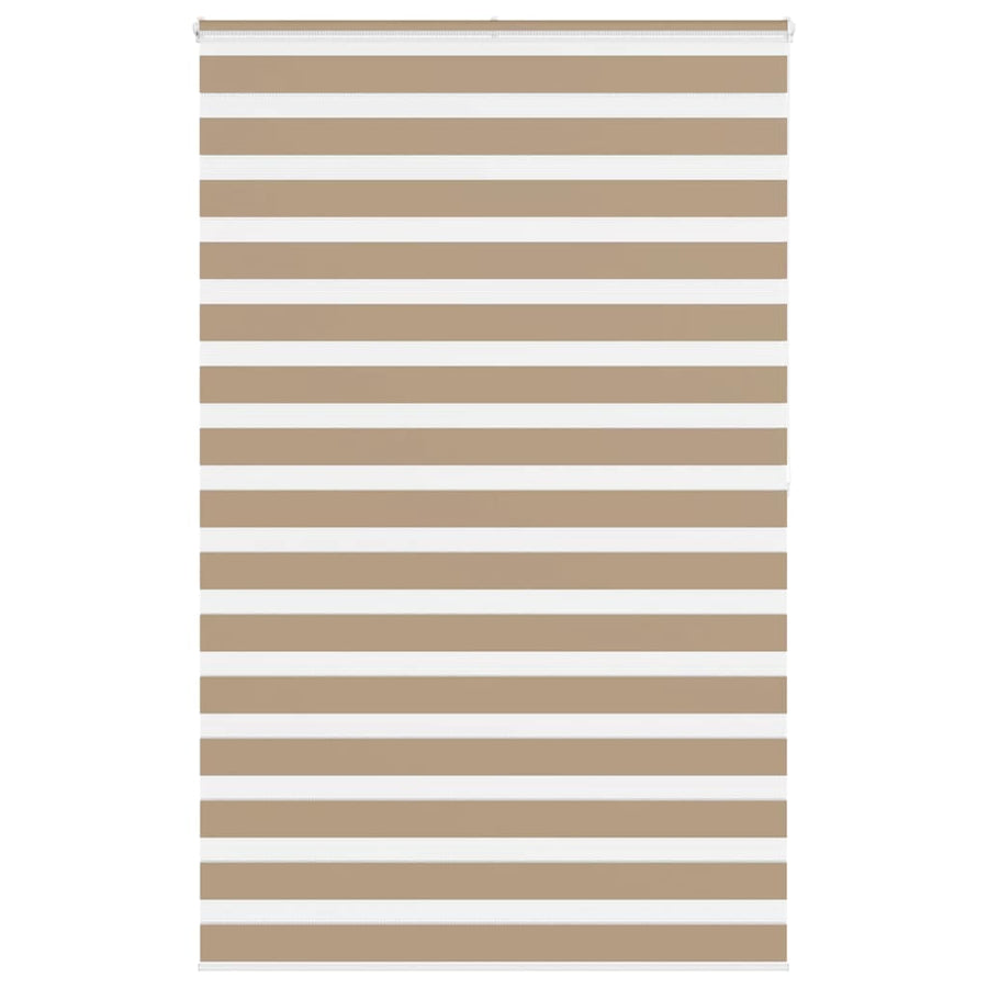 Zebra Blind 150x200 cm stofbreedte 145,9 cm polyester zandbruin