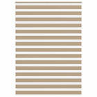 Zebra rolgordijn 155x200 cm zandbruin polyester