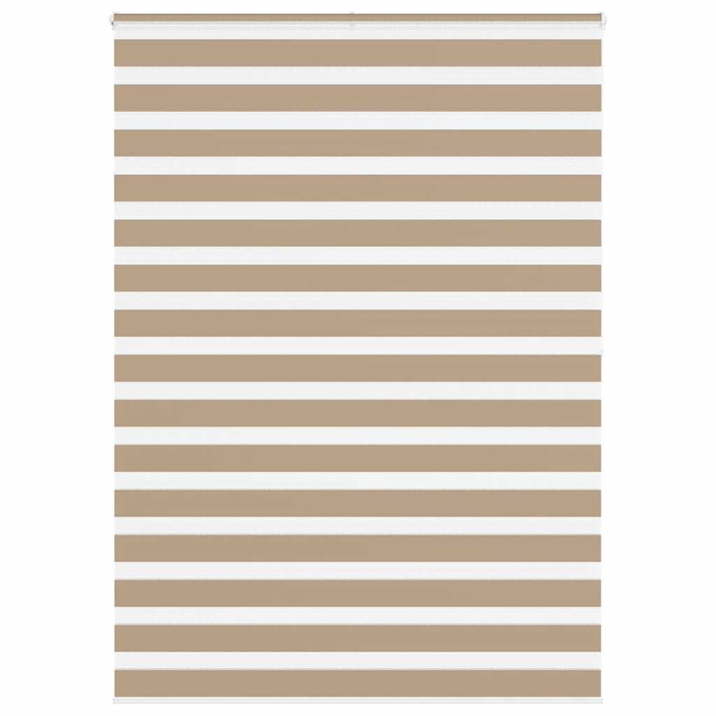 Zebra Blind 155x200 cm stofbreedte 150,9 cm polyester zandbruin