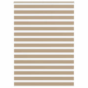 Zebra rolgordijn 155x200 cm zandbruin polyester
