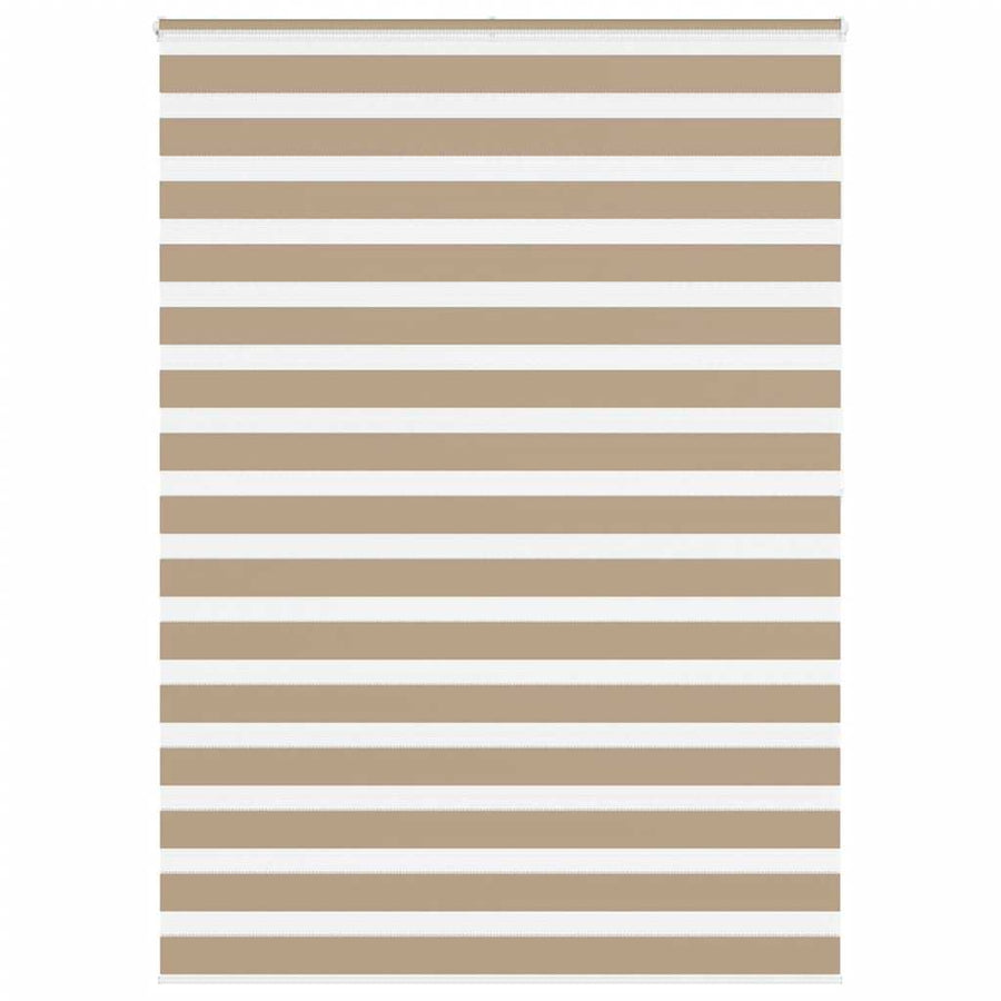 Zebra Blind 155x200 cm stofbreedte 150,9 cm polyester zandbruin
