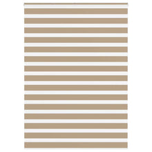 Zebra Blind 160x200 cm stofbreedte 155,9 cm polyester zandbruin