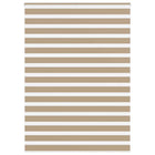 Zebra rolgordijn 165x200 cm zandbruin polyester