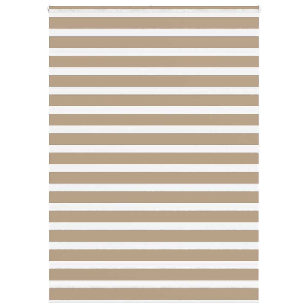 Zebra Blind 165x200 cm stofbreedte 160,9 cm polyester zandbruin