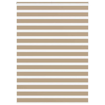 Zebra Blind 165x200 cm stofbreedte 160,9 cm polyester zandbruin