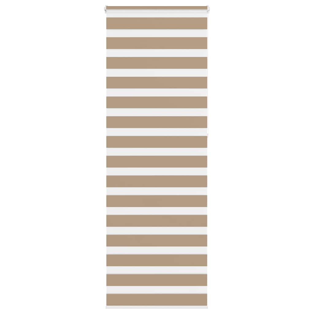 Zebra Blind 70x230 cm stofbreedte 65,9 cm polyester zandbruin
