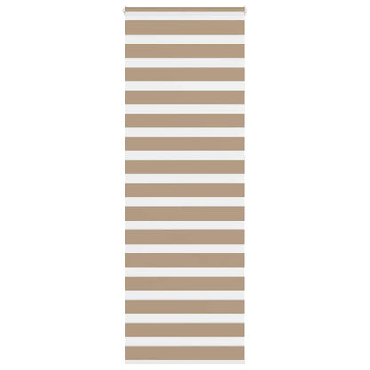 Zebra Blind 70x230 cm stofbreedte 65,9 cm polyester zandbruin