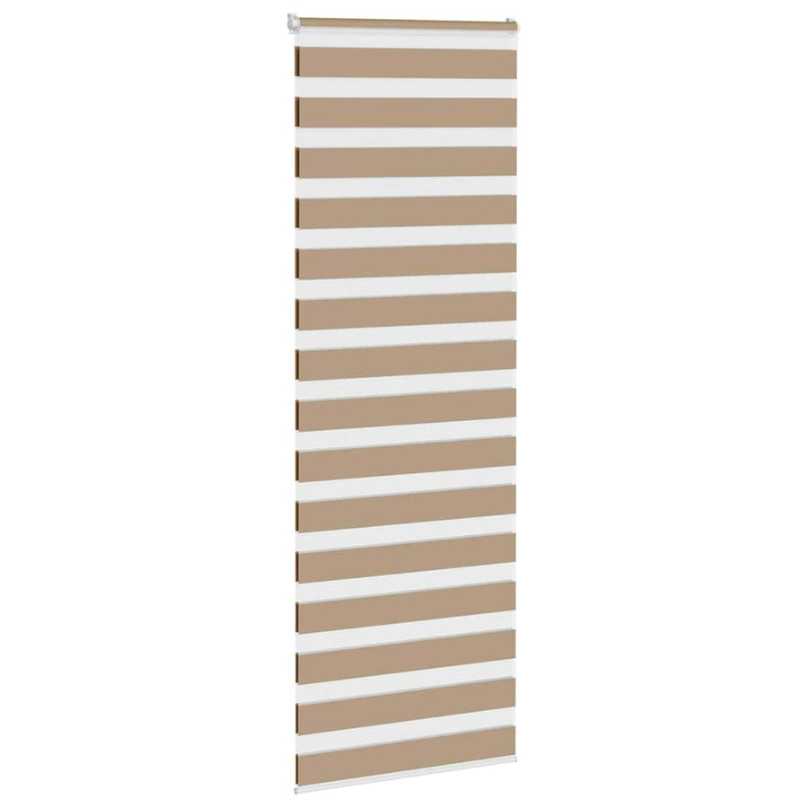 Zebra Blind 70x230 cm stofbreedte 65,9 cm polyester zandbruin