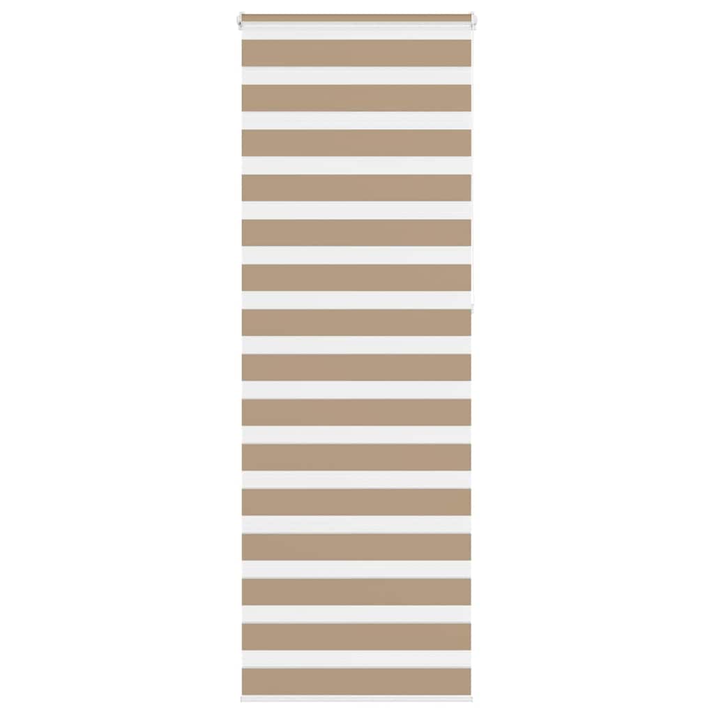 Zebra Blind 75x230 cm stofbreedte 70,9 cm polyester zandbruin