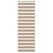 Zebra rolgordijn 75x230 cm zandbruin