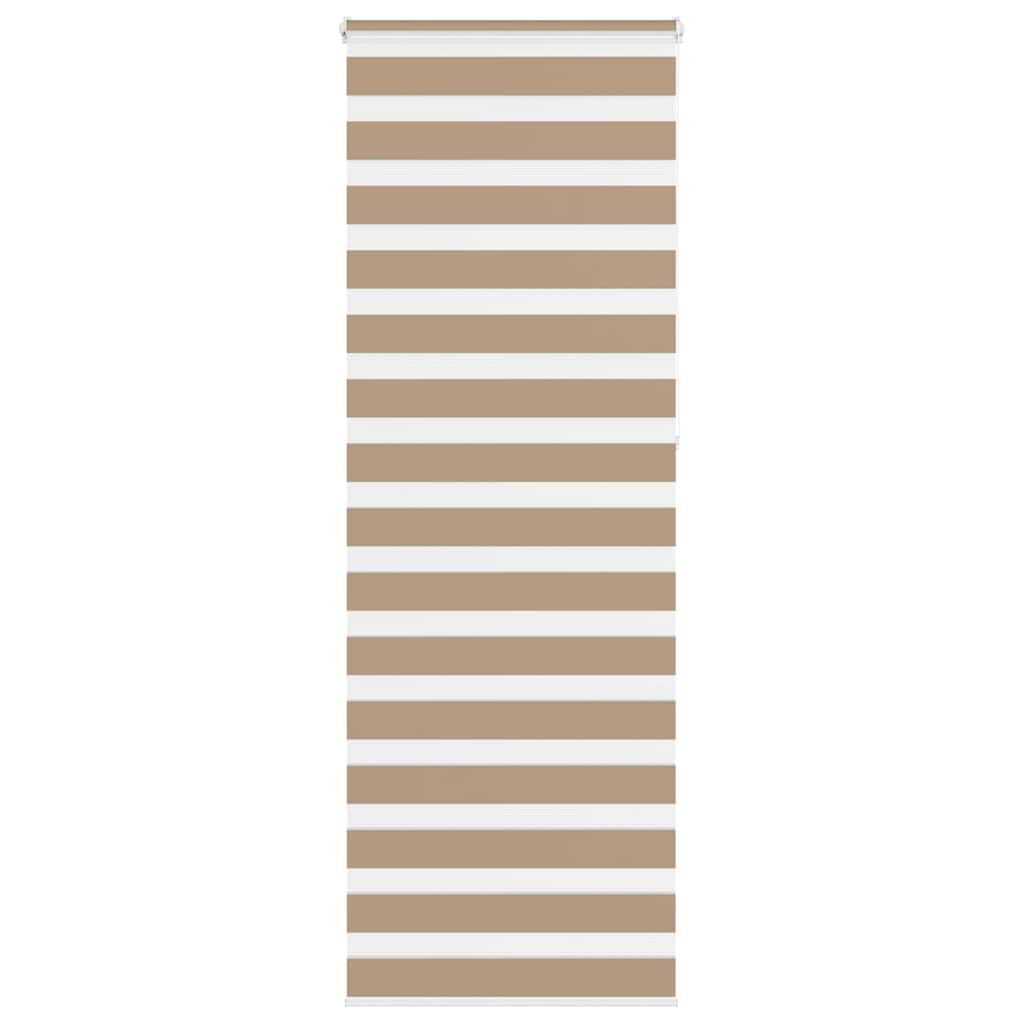 Zebra Blind 85x230 cm stofbreedte 80,9 cm polyester zandbruin
