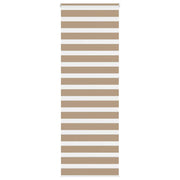 Zebra blind 85x230 cm zandbruin polyester
