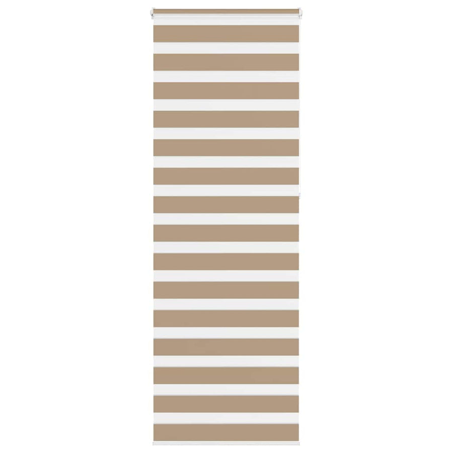 Zebra Blind 85x230 cm stofbreedte 80,9 cm polyester zandbruin