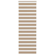 Zebra rolgordijn 90x230 cm zandbruin polyester