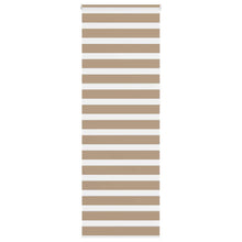 Zebra Blind 90x230 cm stofbreedte 85,9 cm polyester zandbruin