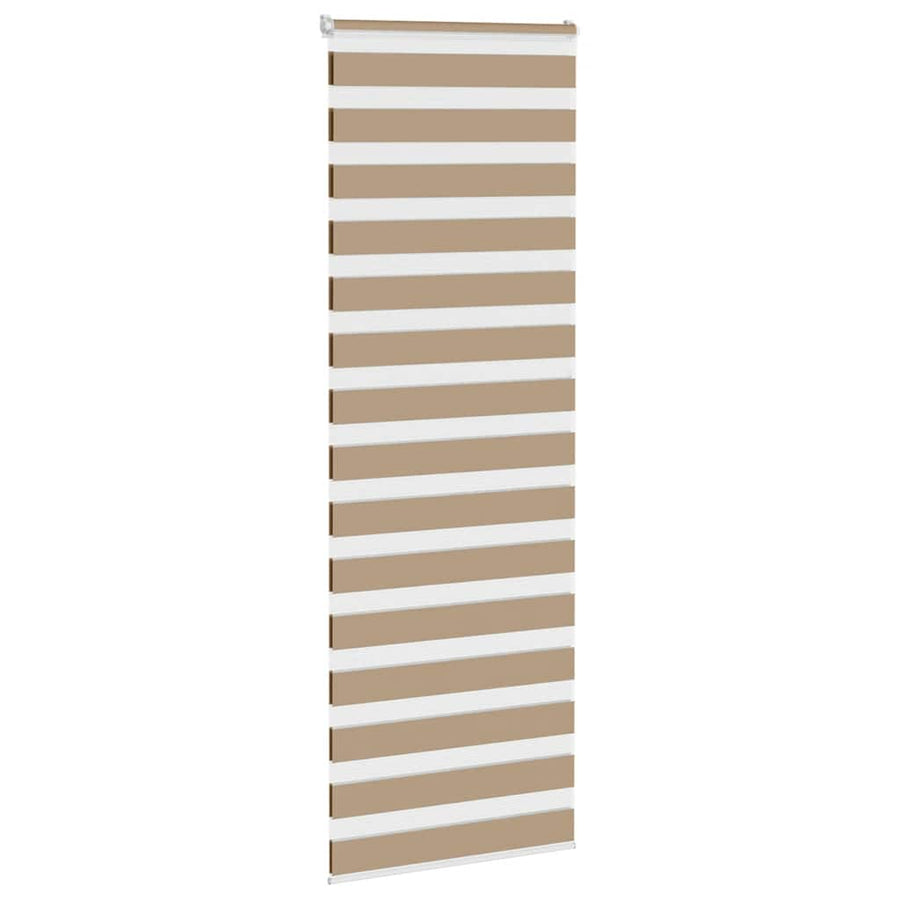 Zebra Blind 90x230 cm stofbreedte 85,9 cm polyester zandbruin