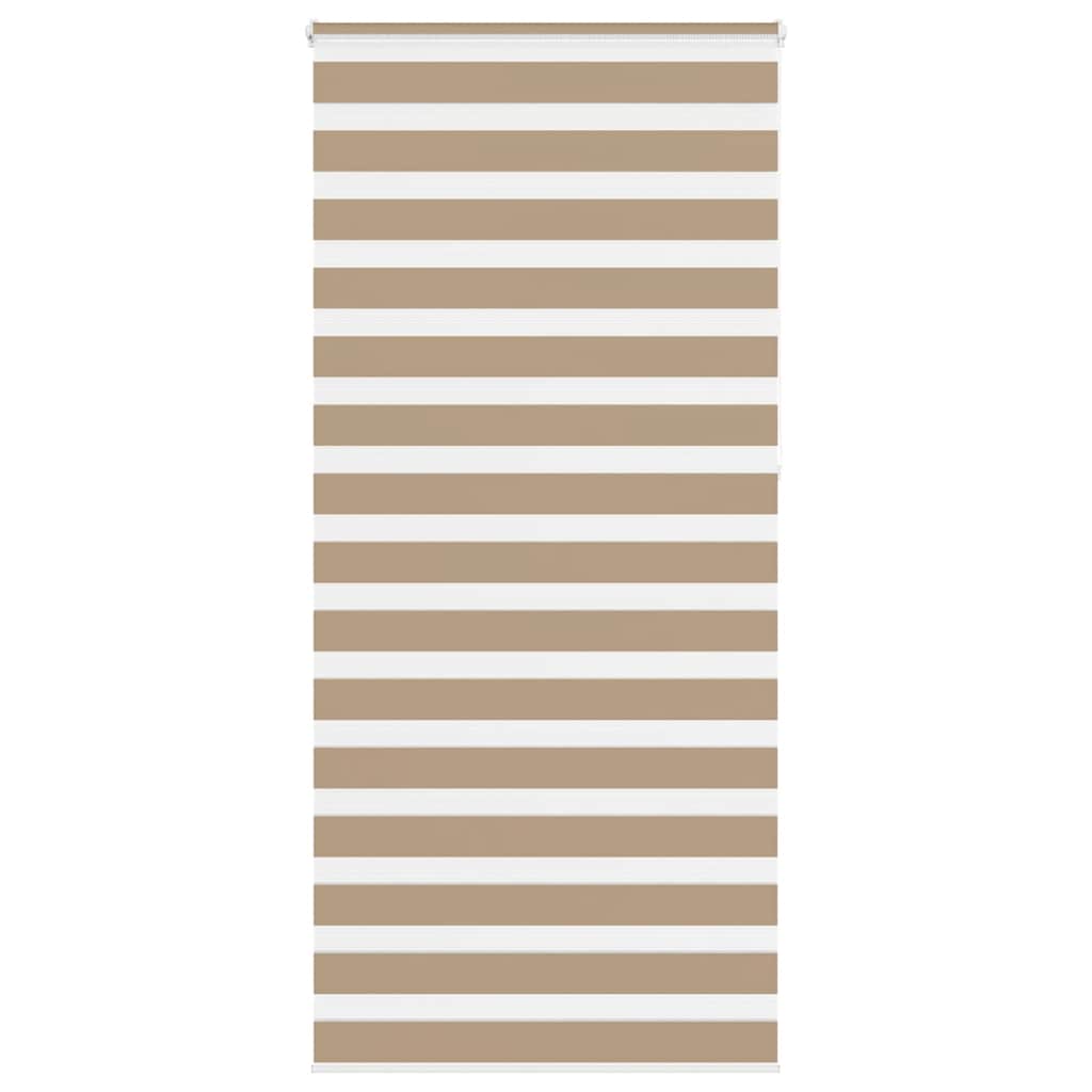 Zebra Blind 95x230 cm stofbreedte 90,9 cm polyester zandbruin